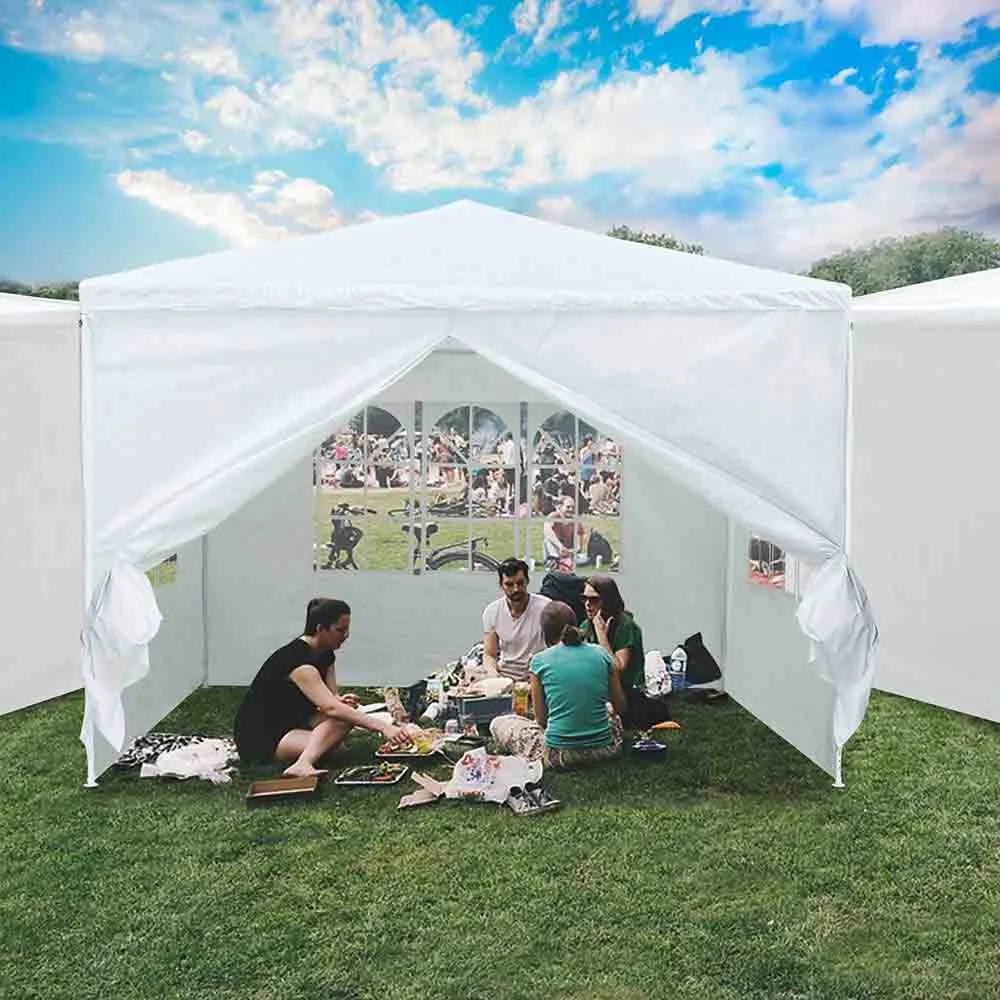 10x10 Outdoor Party Tent with Sides