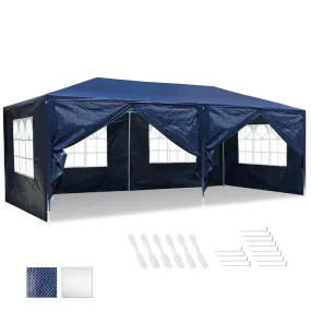 10x20 Outdoor Party Tent with Sides(6-Wall)