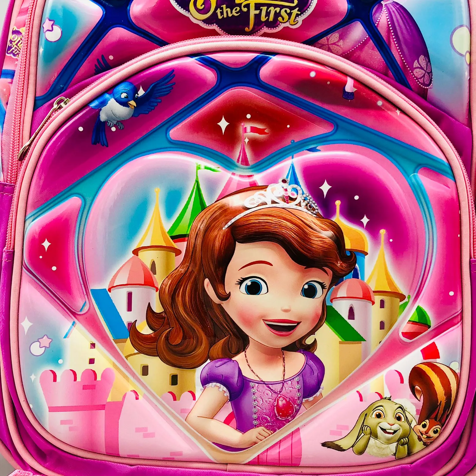 15* Inches Premium Sofia The First School Bag