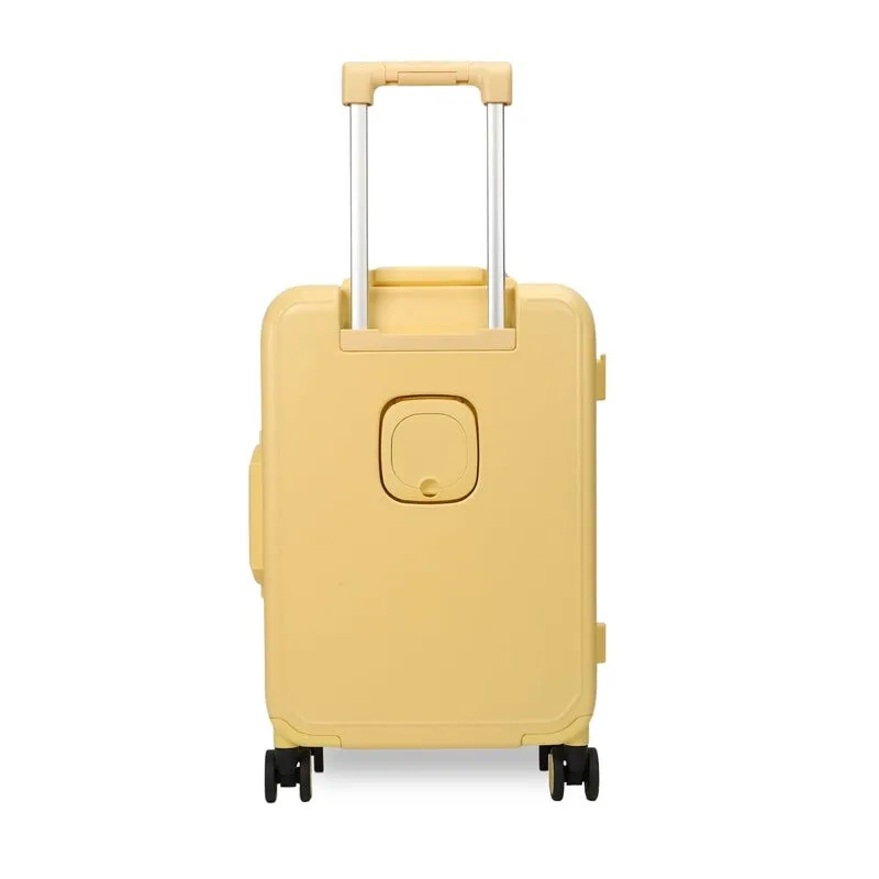 20" Clownfish Trolley Bags - 36L, Lightweight & Scratch-Resistant | Perfect for Short Trips | Yellow