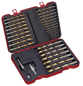 31 PC Drill Bit Set Titan, Inch