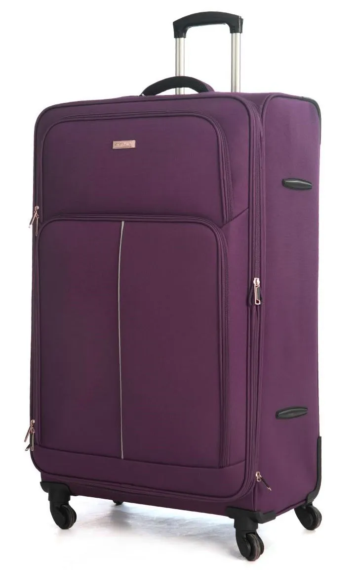 32" Extra Large 4 Wheel Spinner Suitcase- Purple