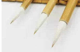 3Pcs Pure Woolen Hair Chinese Writing Pen