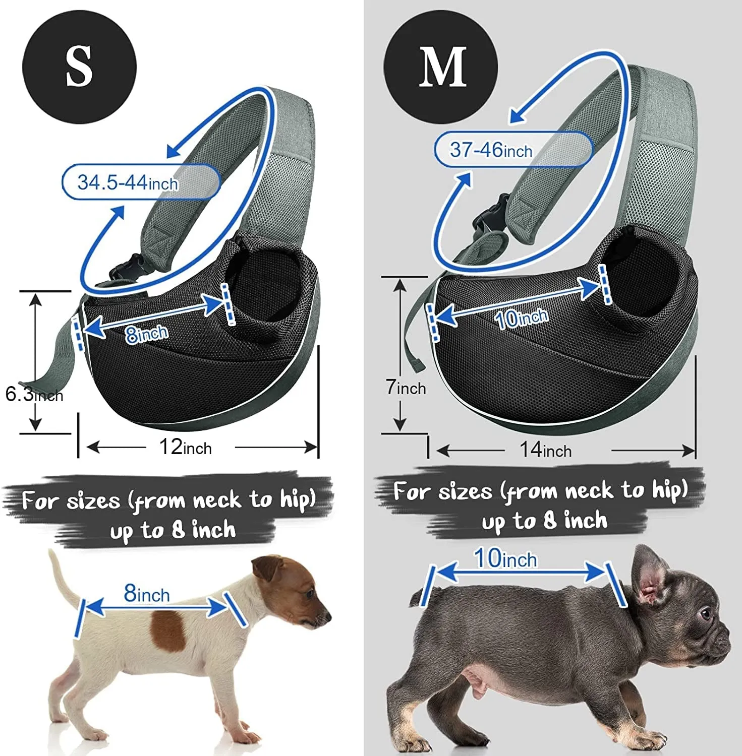 Adjustable Breathable Dog Sling Carrier