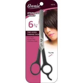 Annie 6 3/4" Stainless Two Sided Thinning Shear #5018