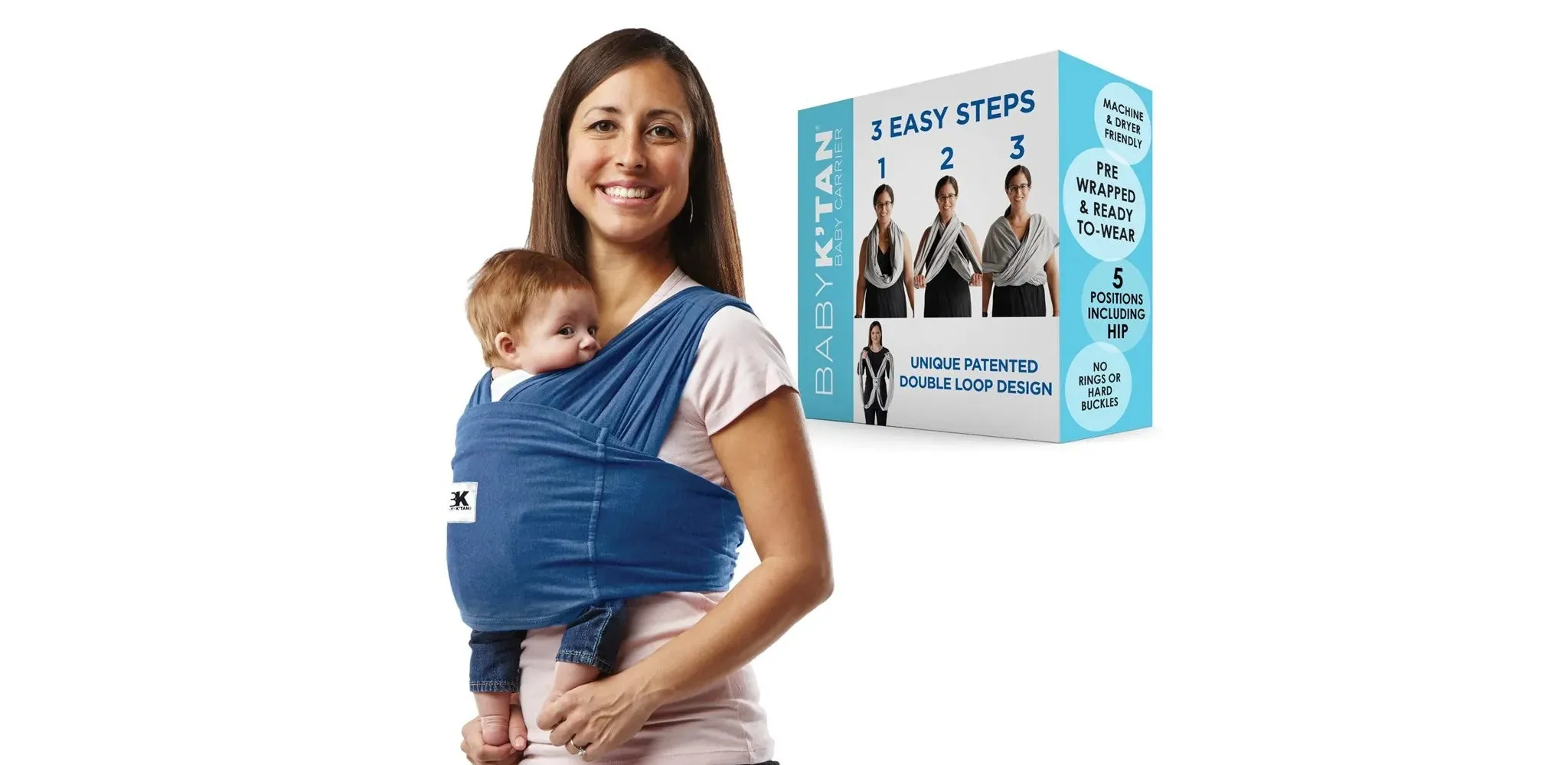 Baby K'tan Pre-Wrapped Ready To Wear Baby Carrier: Medium