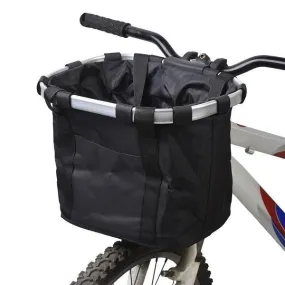 Bag - Detachable Basket Aluminum Alloy Frame Pet Carrier for Bicycle