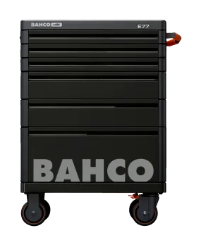 Bahco 1477K6BLACK E77 Premium 6 Drawer Black Mobile Roller Cabinet