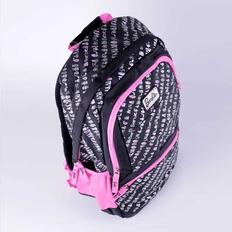 Barbie Backpack School Bags for Girls Multi-Compartment Secondary Class 6-10 School Bag Travel Backpack Student Satchel