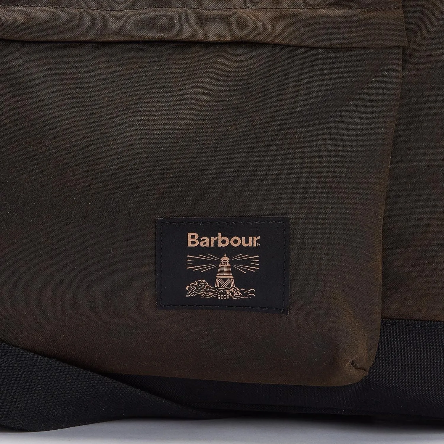 Barbour Field Wax Holdall in Olive/Black