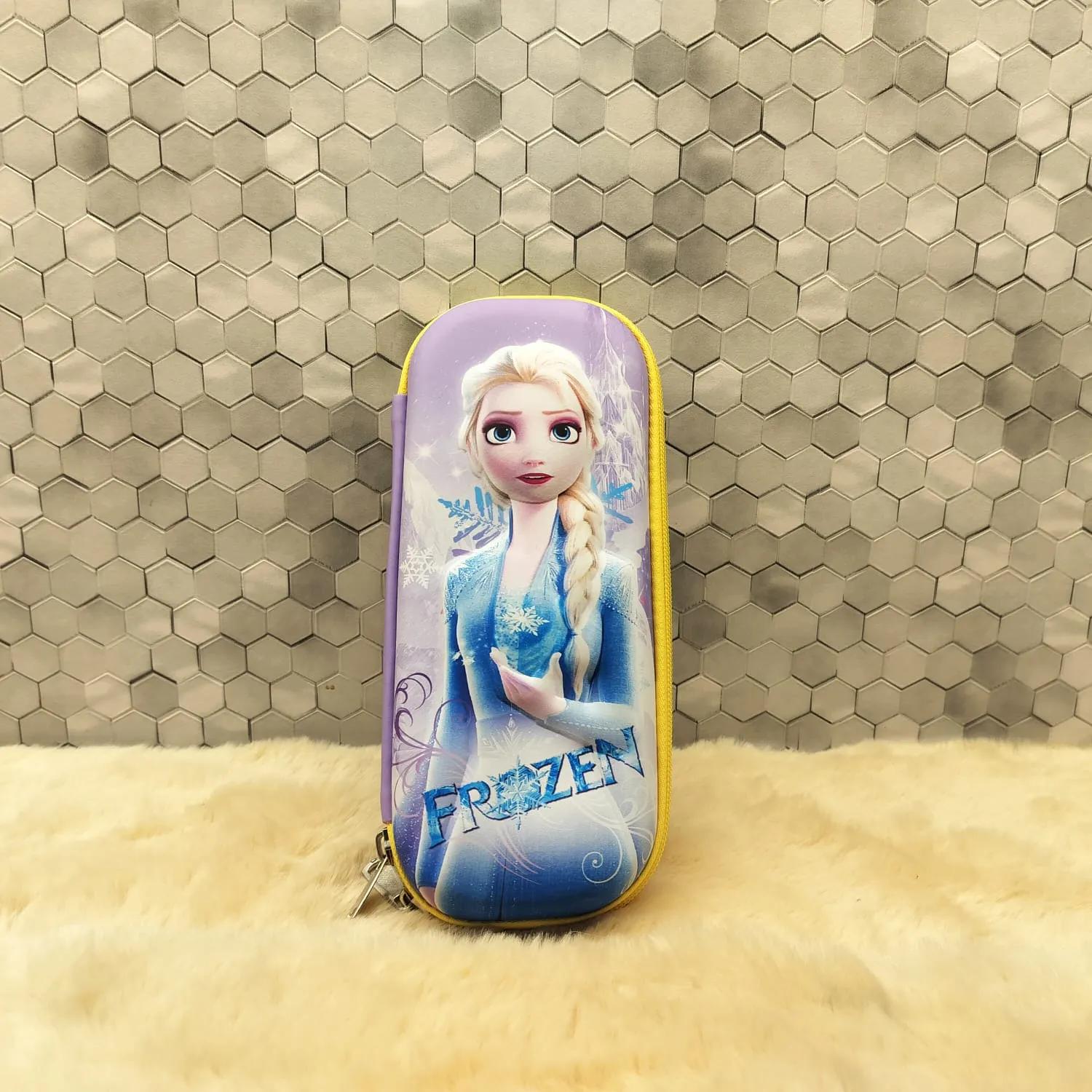 Beautiful 3D Embossed Print Pencil Case For Cute Girls