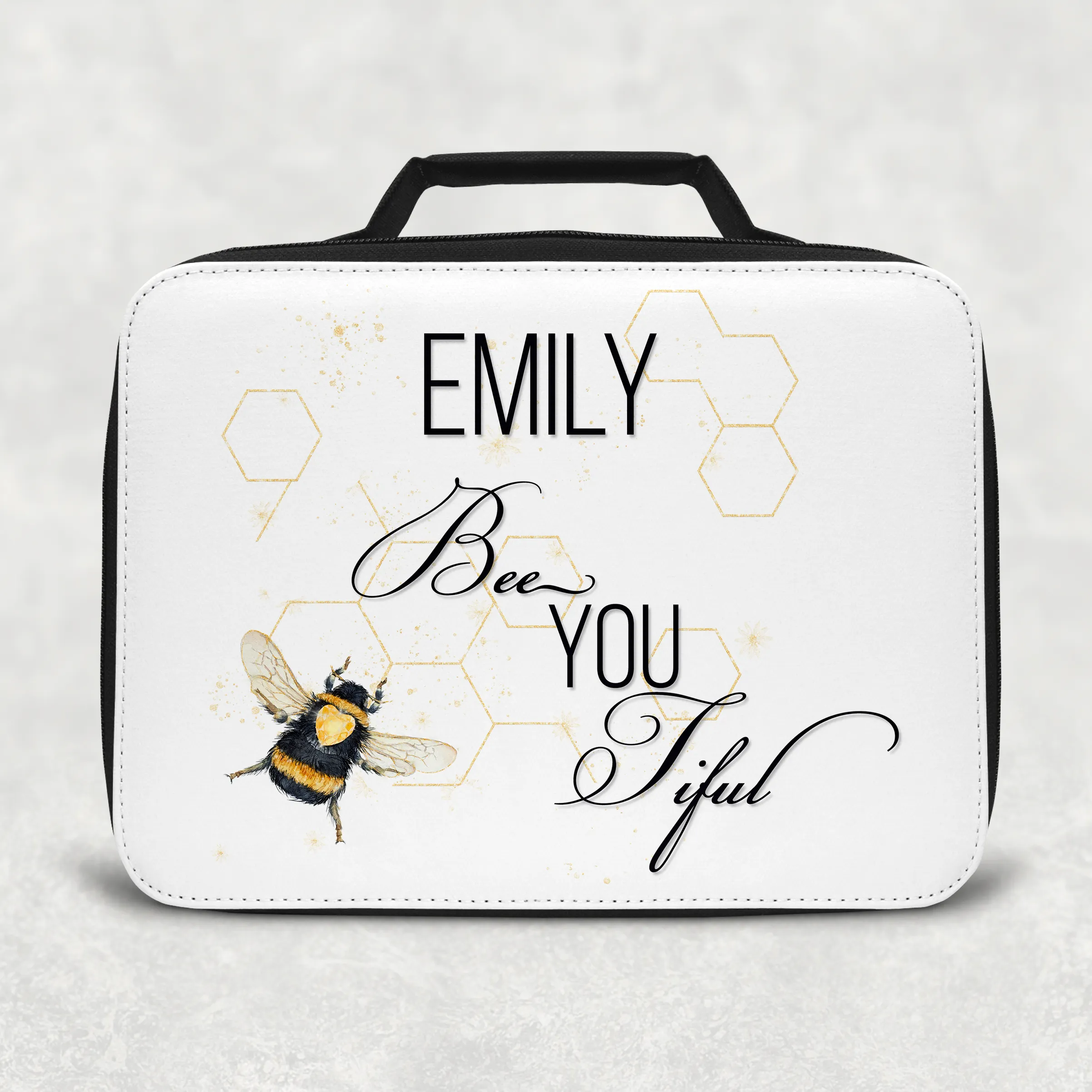 Bee You Tiful Positivity Insulated Lunch Bag