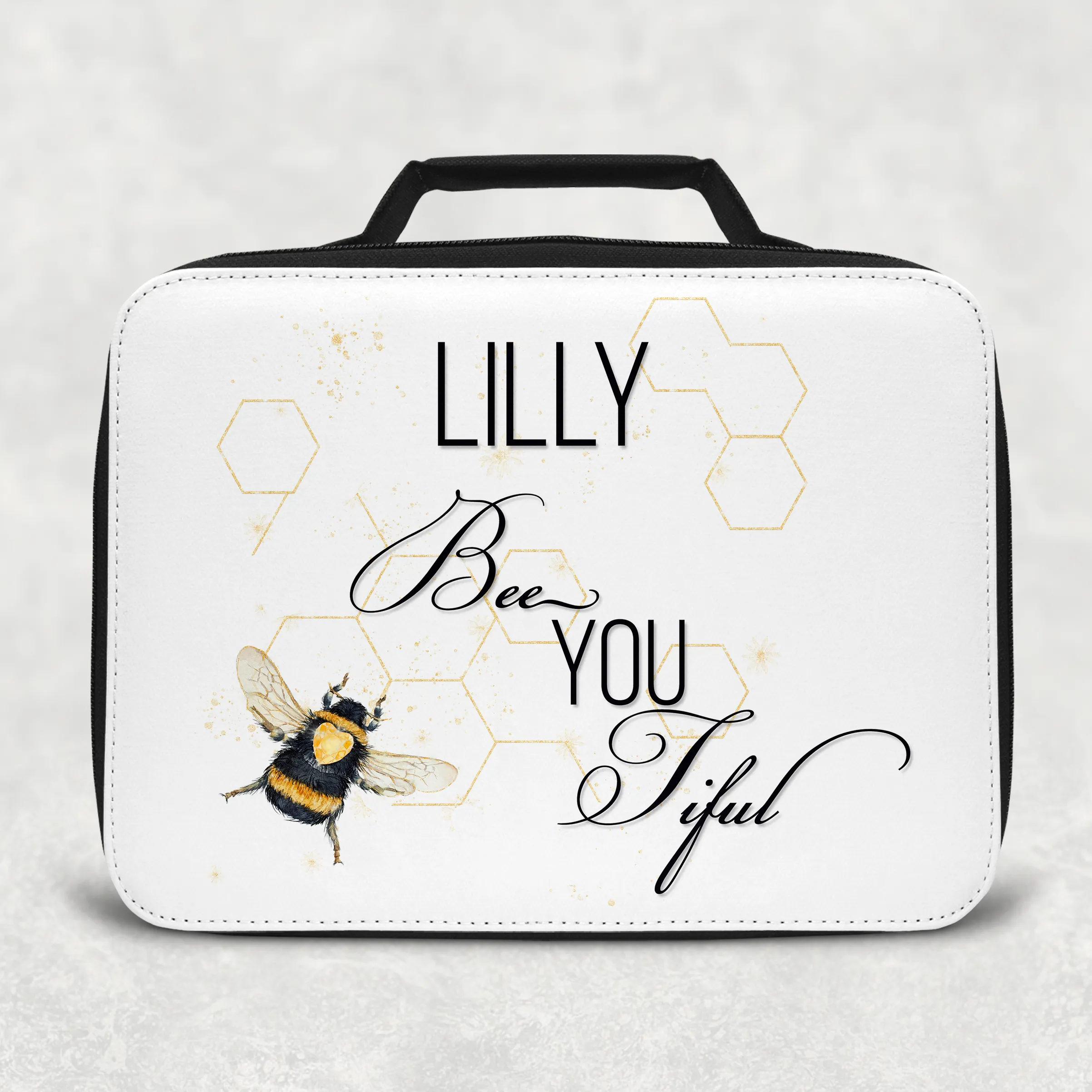 Bee You Tiful Positivity Insulated Lunch Bag