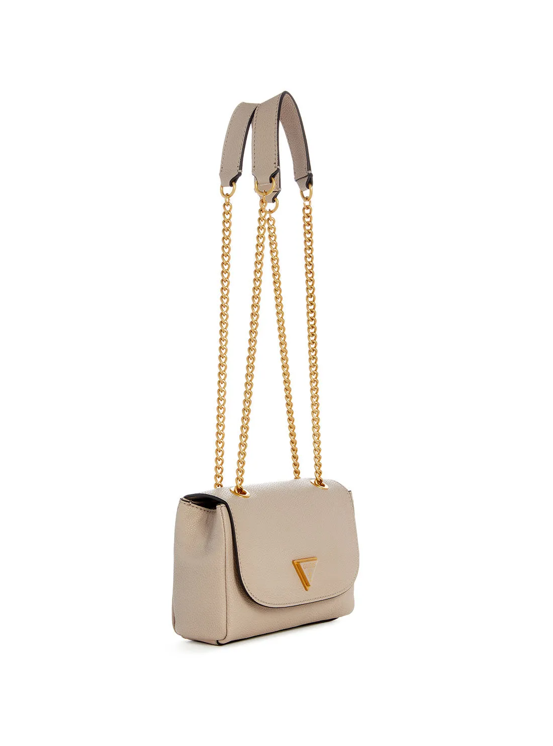 Beige Cosette Mini Crossbody Flap Bag