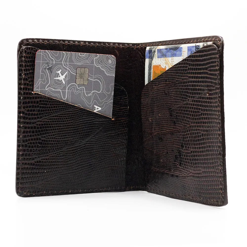 Black Lizard Minimalist Wallet