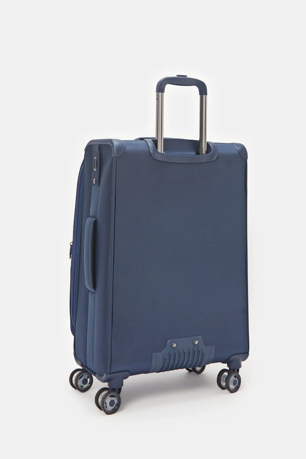 Blue Soft Trolley Luggage (24 Inch)