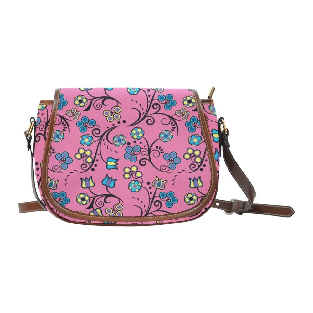 Blue Trio Bubblegum Saddle Bag/Large