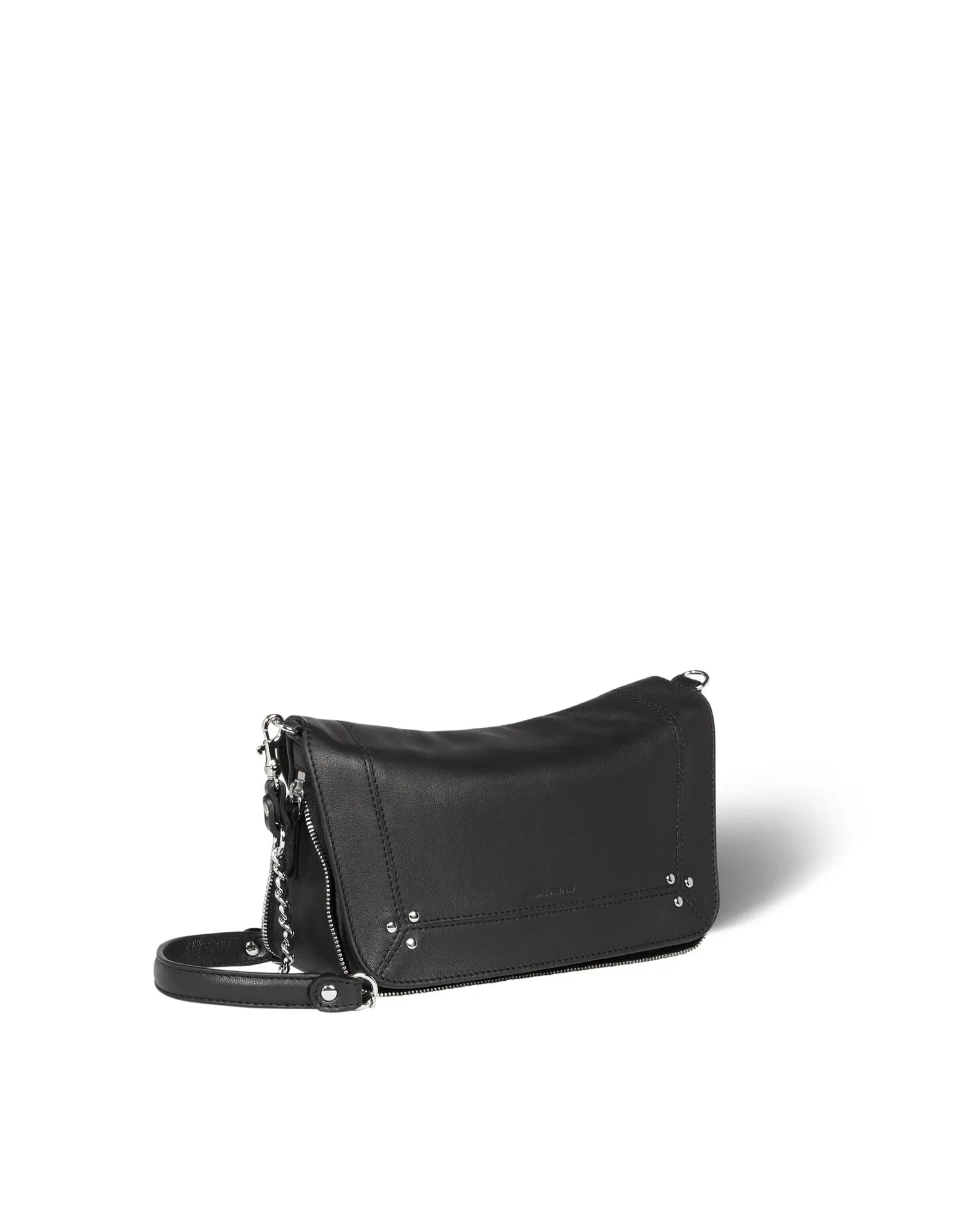 Bobi Bag S Bag in Noir Lambskin Silver