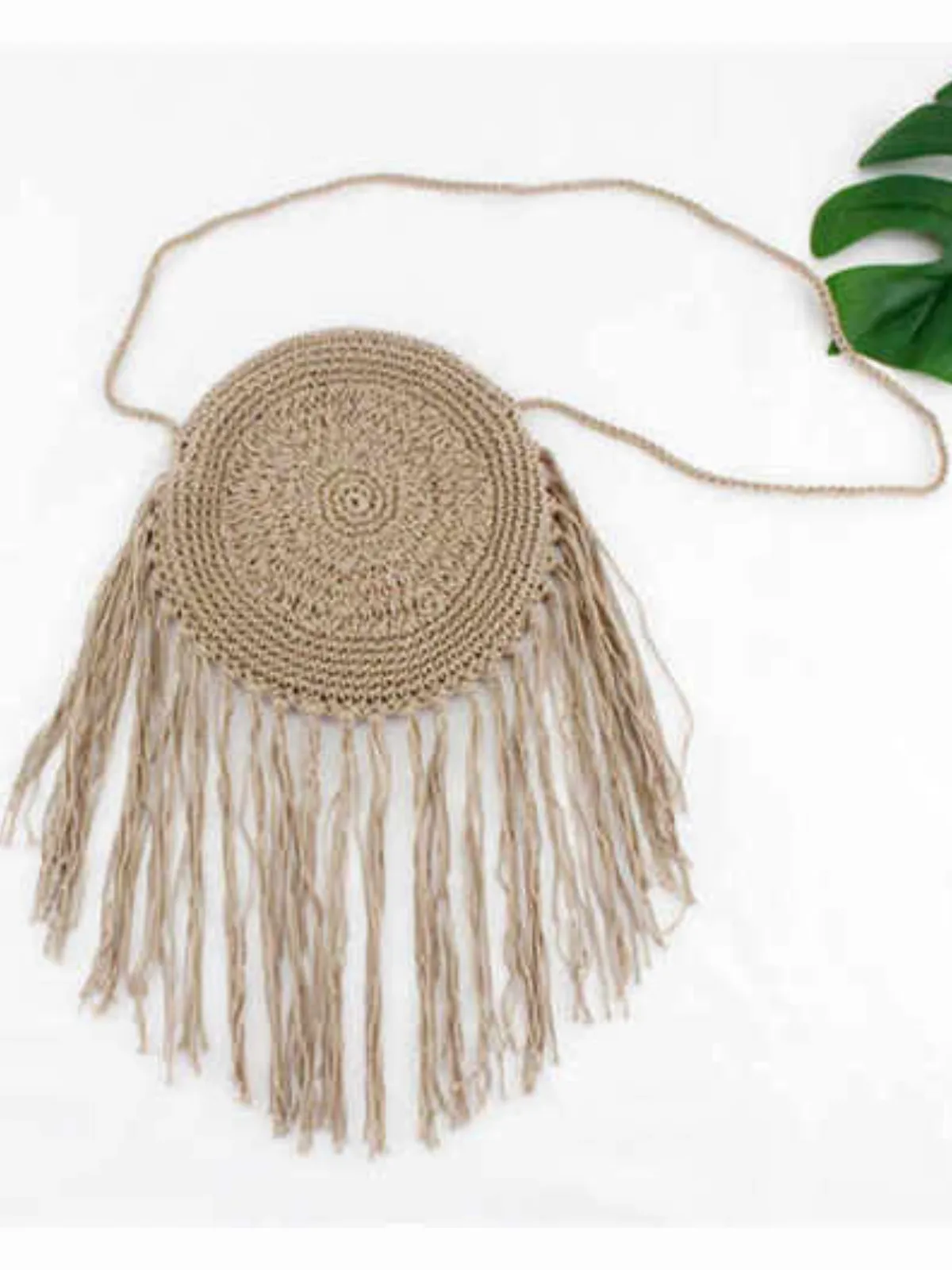 Boho Princess Crochet Crossbody Bag