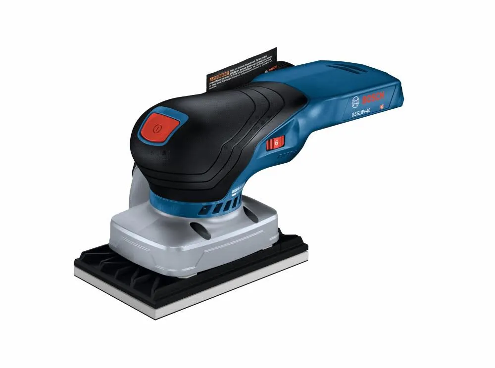 Bosch GSS18V-40N 18V Orbital Finishing Sander (Tool Only)