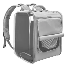 Breathable Pet Cat Carrier Backpack – Portable Travel Bag for Small Dogs & Cats