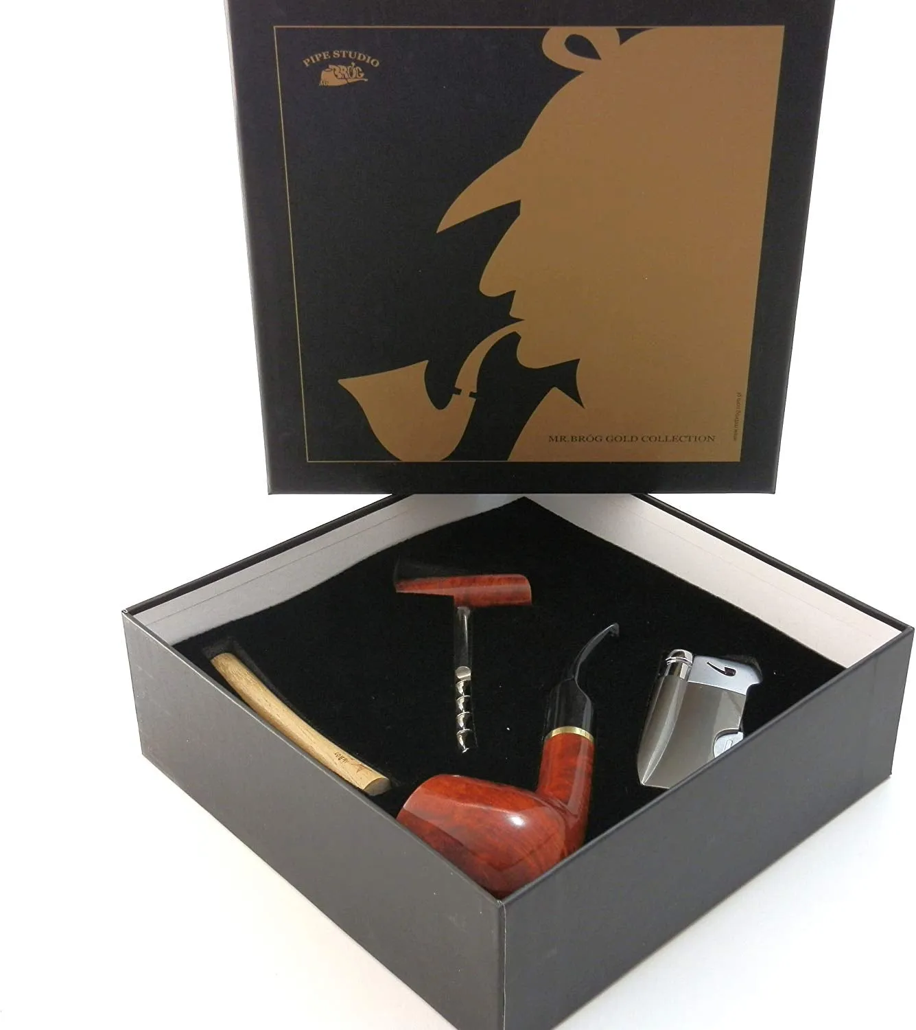 Briar Tobacco Pipe Gift Set With Accessories