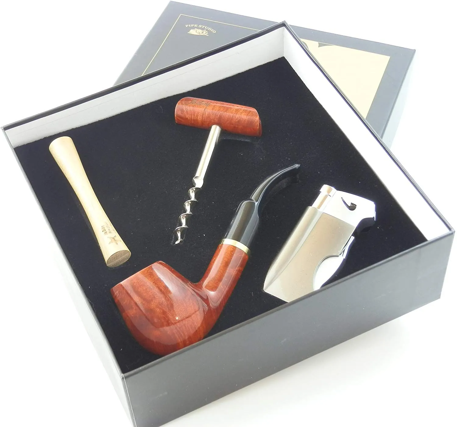 Briar Tobacco Pipe Gift Set With Accessories