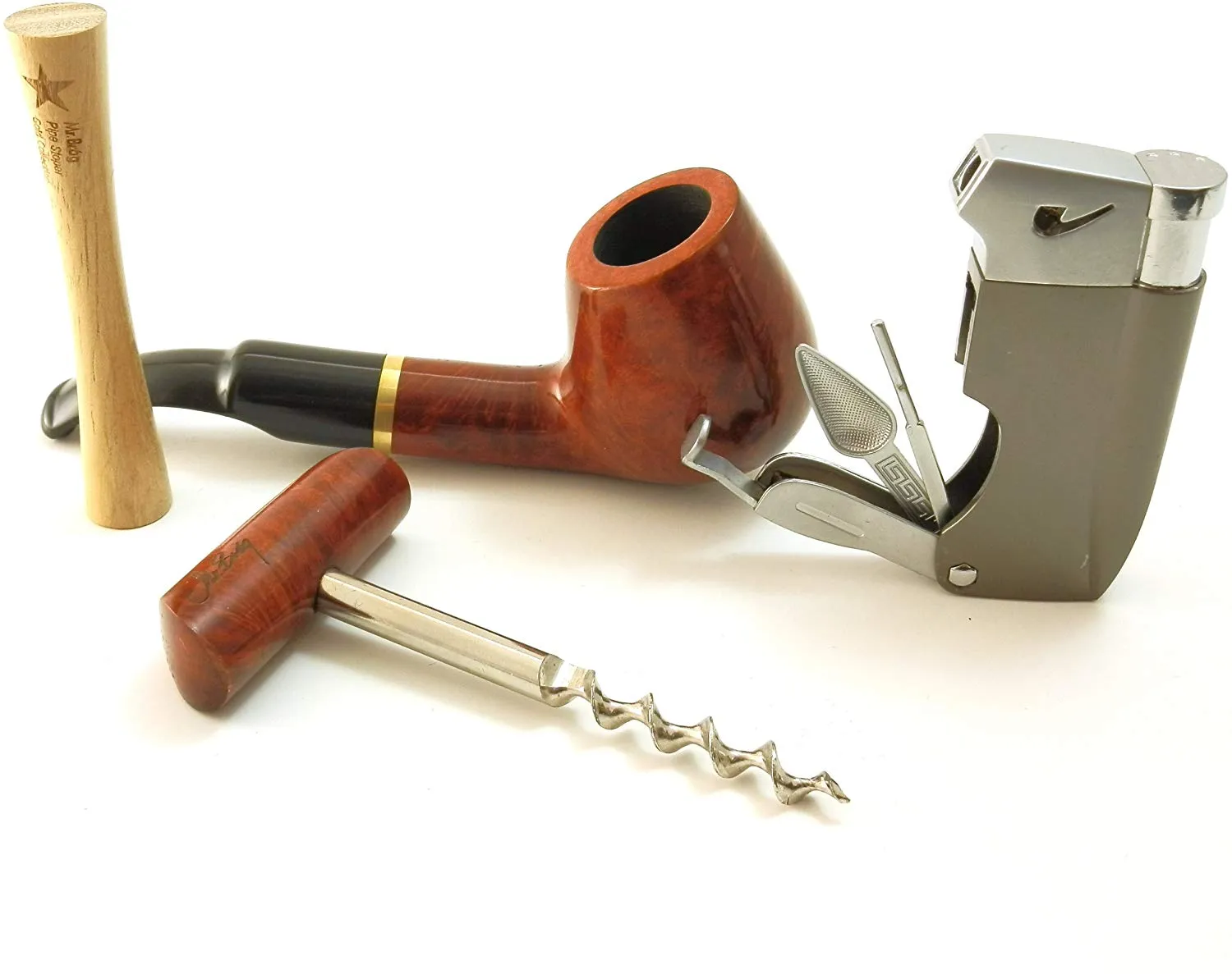 Briar Tobacco Pipe Gift Set With Accessories