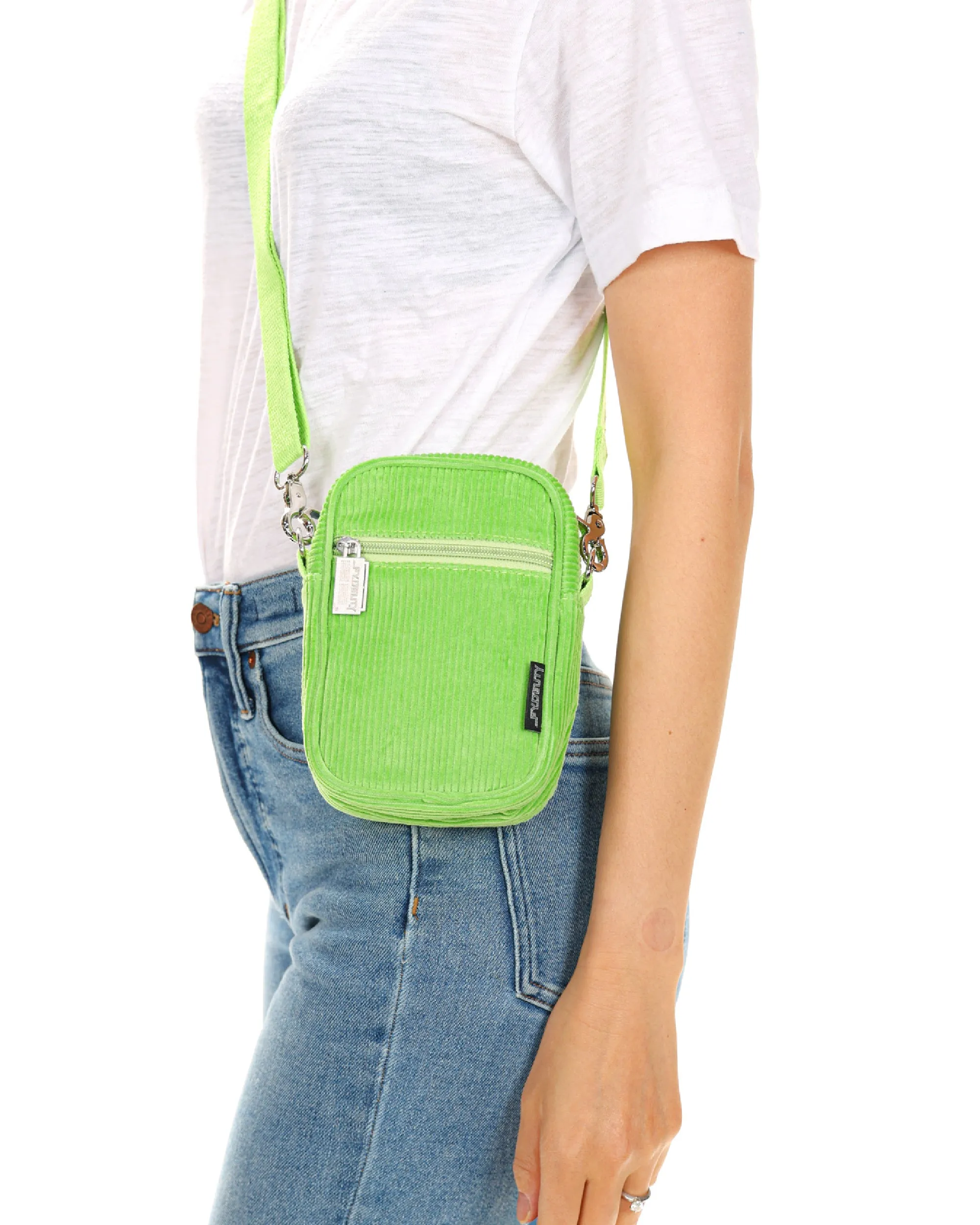 Brick Bag | Mini Crossbody | Corduroy Green