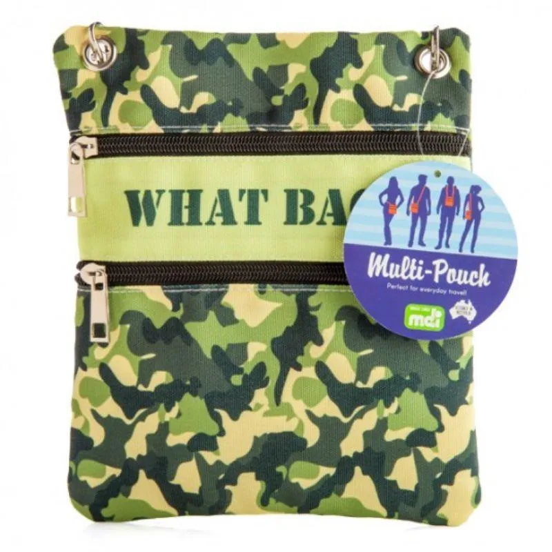 Camo Multi-Pouch Travel Bag - 23cm