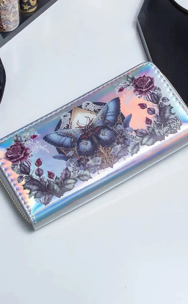 Cemetary Garden Silver Holo Wallet