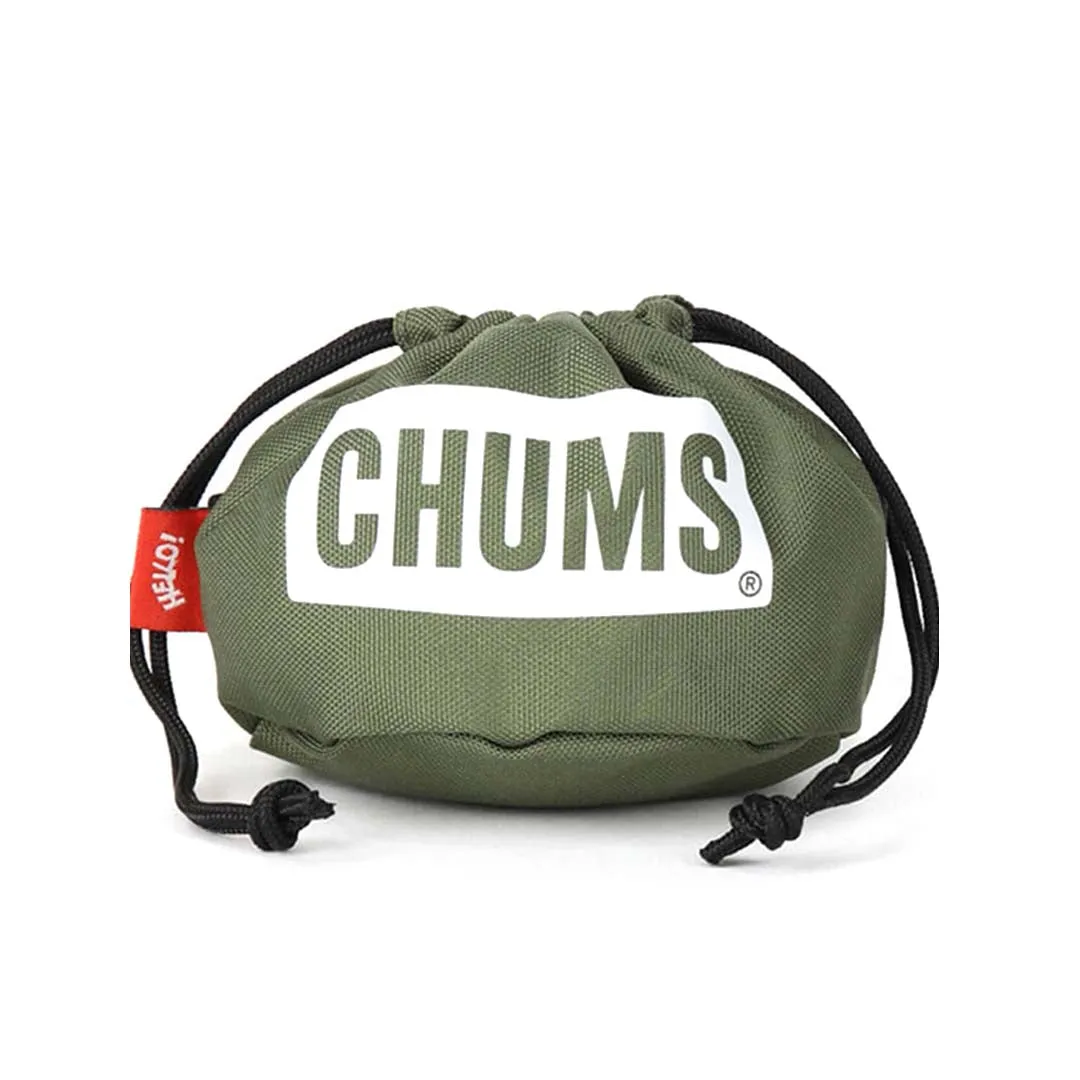 CHUMS Logo Drawstring Tool Case S