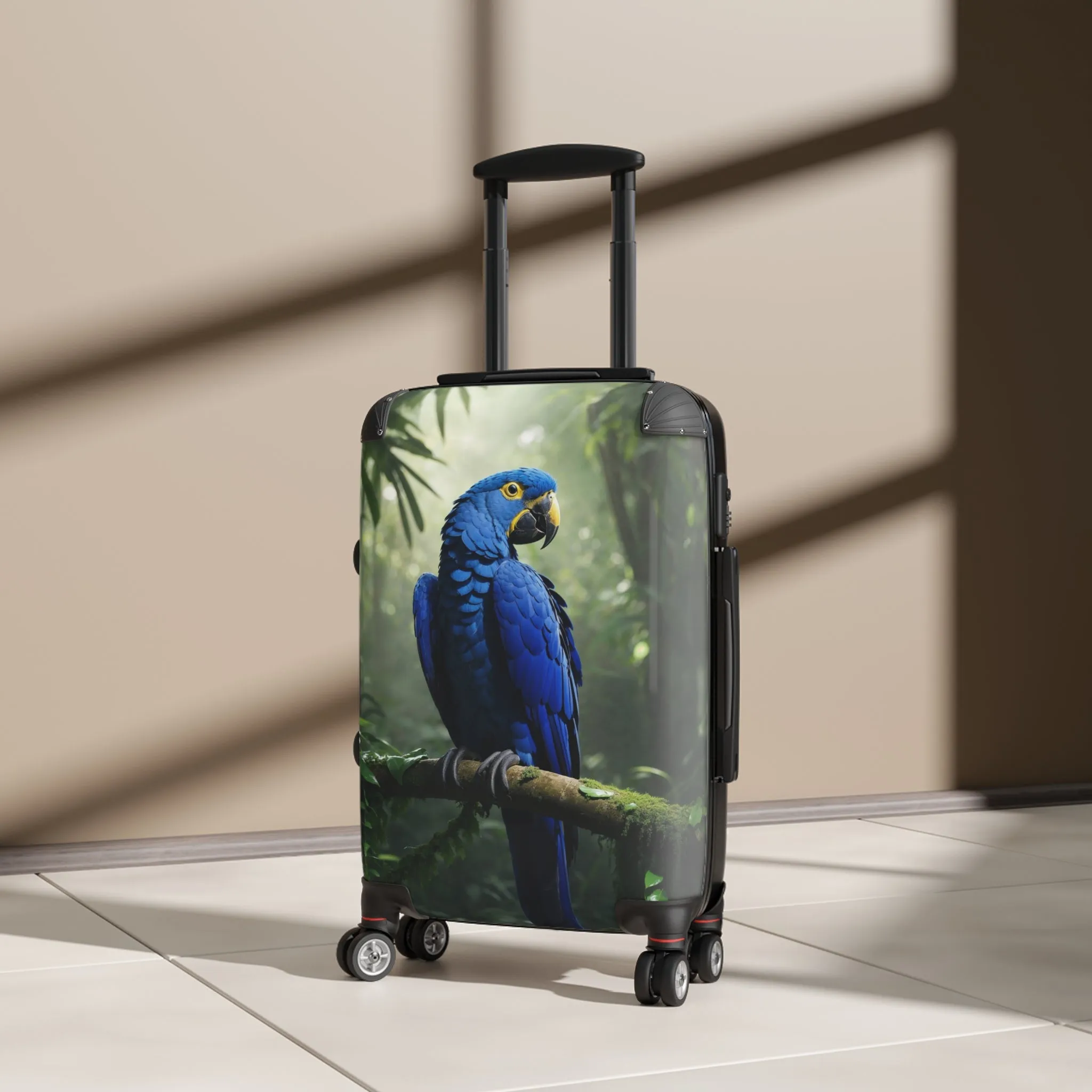 Colorful Parrot Suitcase - Perfect for Travel Enthusiasts