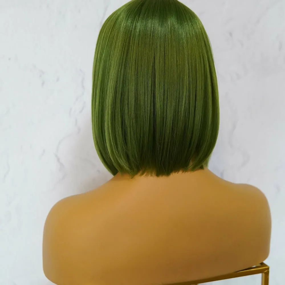 COURTNEY Green Fringe Wig