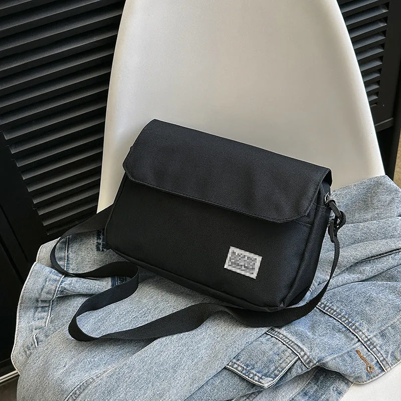 Cross body shoulder bag printed logo