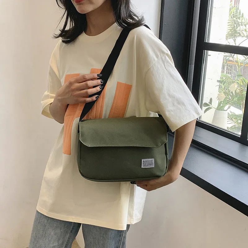 Cross body shoulder bag printed logo