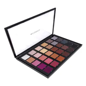 Crown Matte Neutral Shadow Palette - 30 Shades