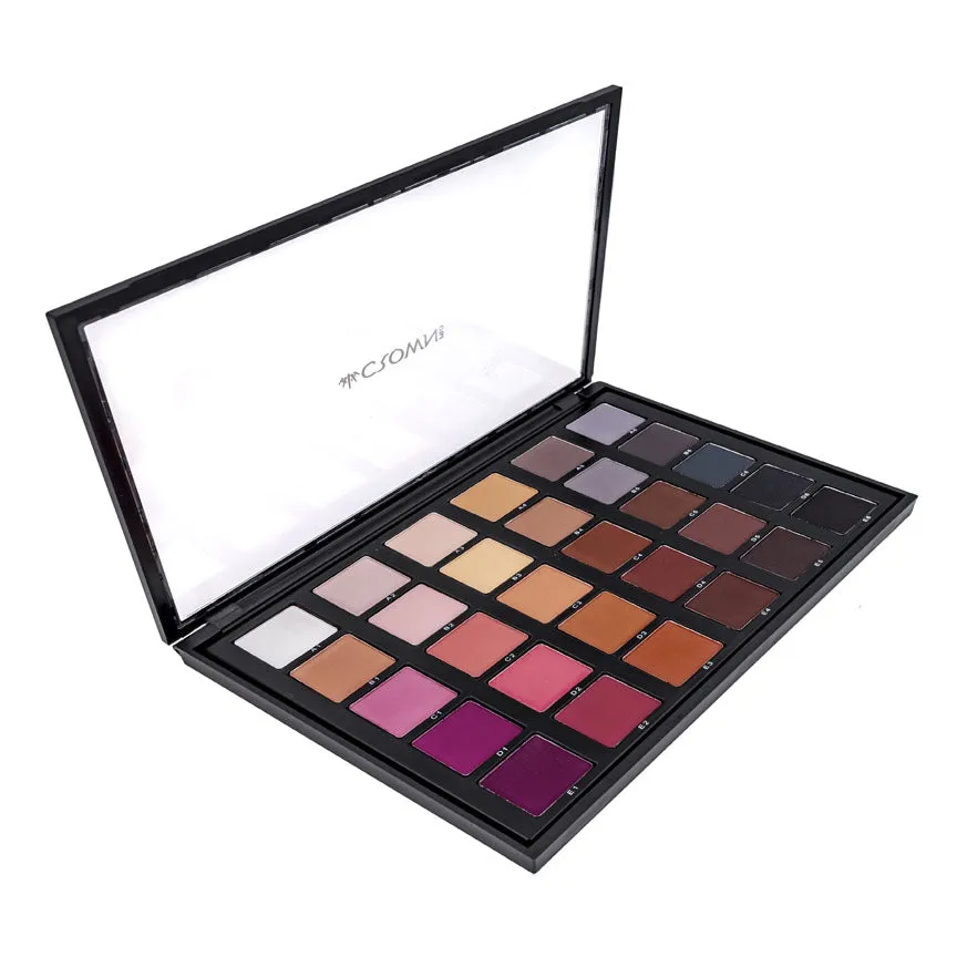 Crown Matte Neutral Shadow Palette - 30 Shades