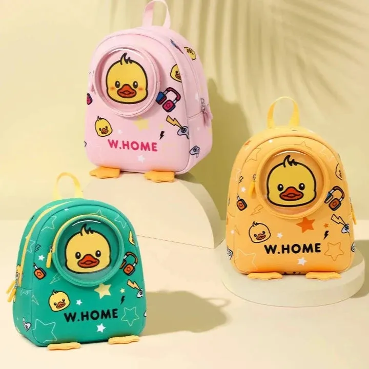 Cute Little Yellow Duck Backpack for Kindergarten Kids - Back to School Collection