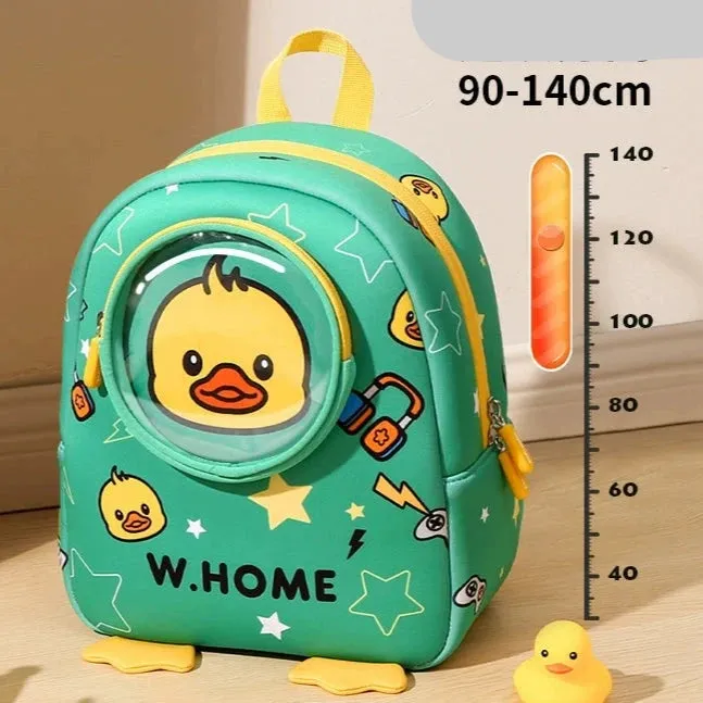 Cute Little Yellow Duck Backpack for Kindergarten Kids - Back to School Collection