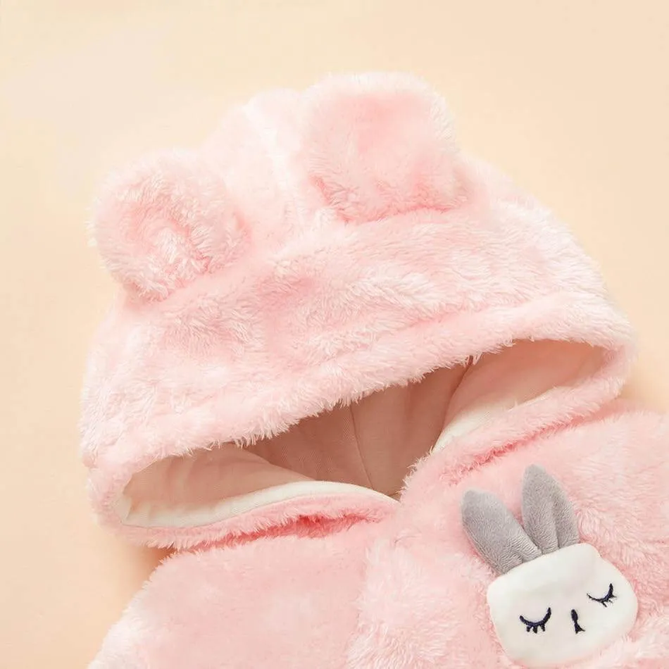 Cute Rabbit Ear Baby Onesie