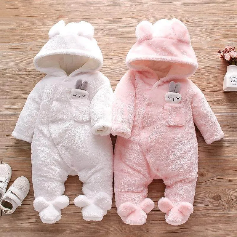 Cute Rabbit Ear Baby Onesie