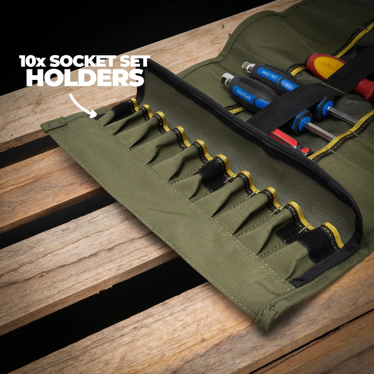 Deluxe Tool Roll - Canvas