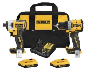 DeWALT DCK248D2 Combination Tool Kit, Battery Included, 20 V, 2-Tool, Lithium-Ion Battery, 1/EA :EA: QUANTITY: 1