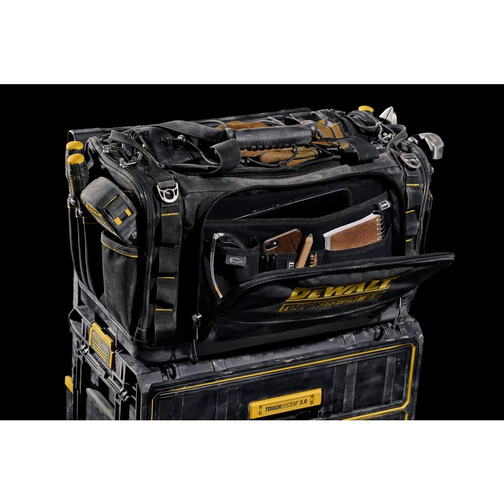 DeWALT DWST08350 TOUGHSYSTEM 2.0 Durable 1680D Jobsite Tool Bag w/ 50 Pockets