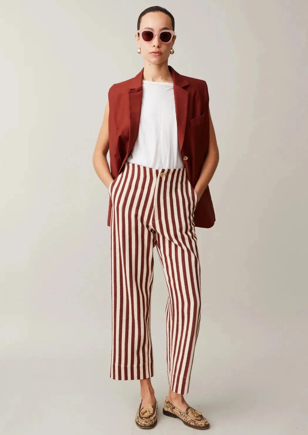 Dexter Pant, Auburn Stripe