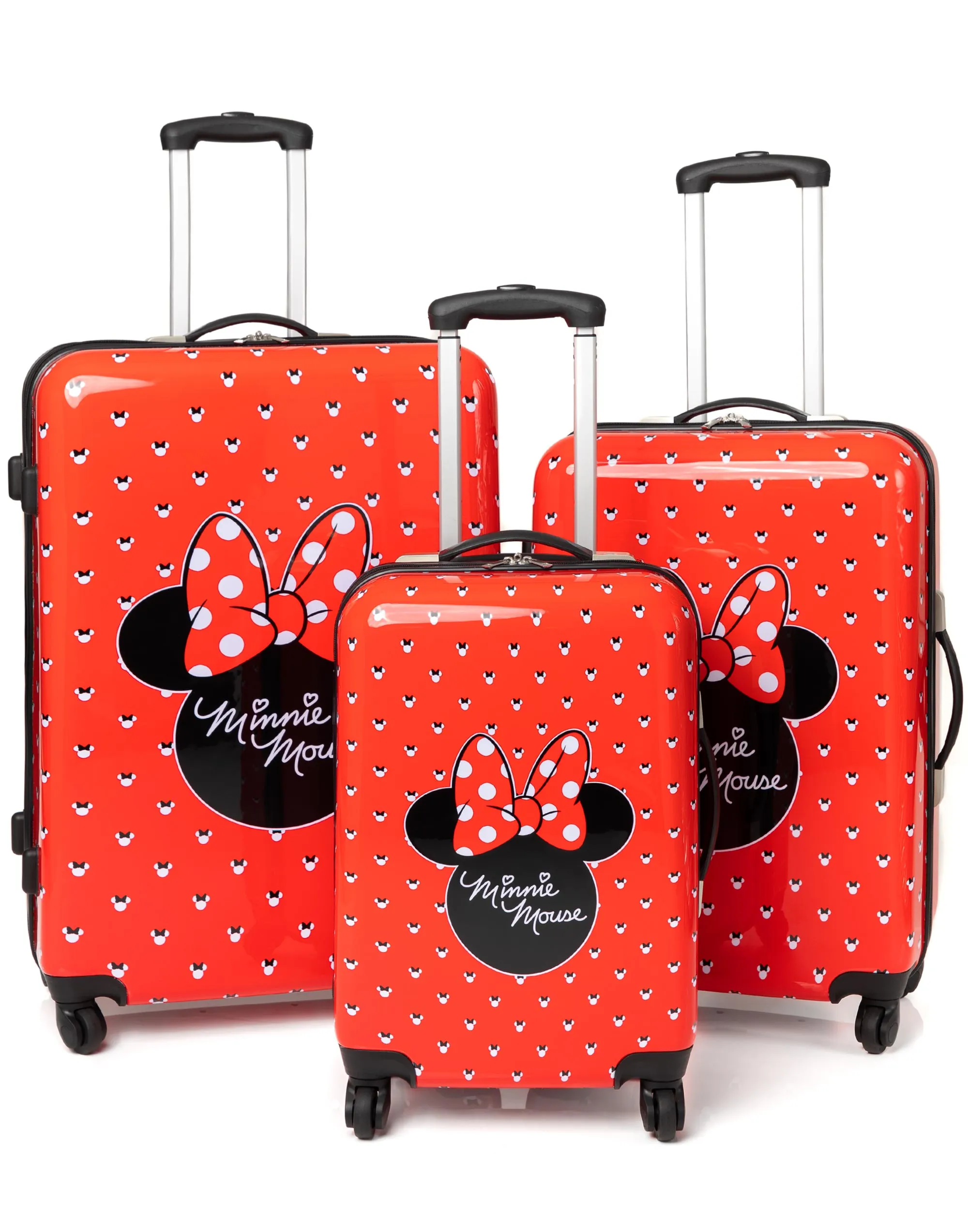 Disney Minnie Mouse Womens Red Medium Suitcase