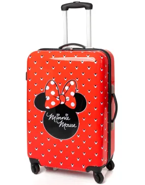 Disney Minnie Mouse Womens Red Medium Suitcase