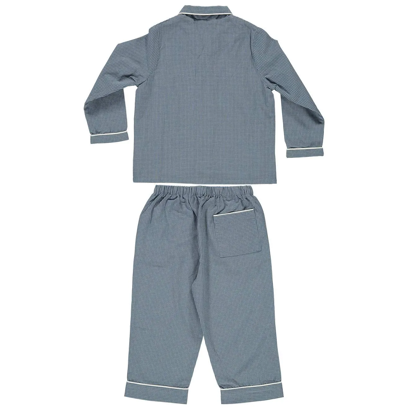 Double Check Unisex Pyjama Set by Camomile London