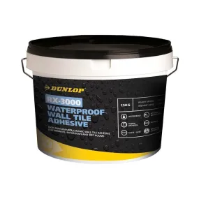 Dunlop Waterproof Wall Tile Adhesive 15kg